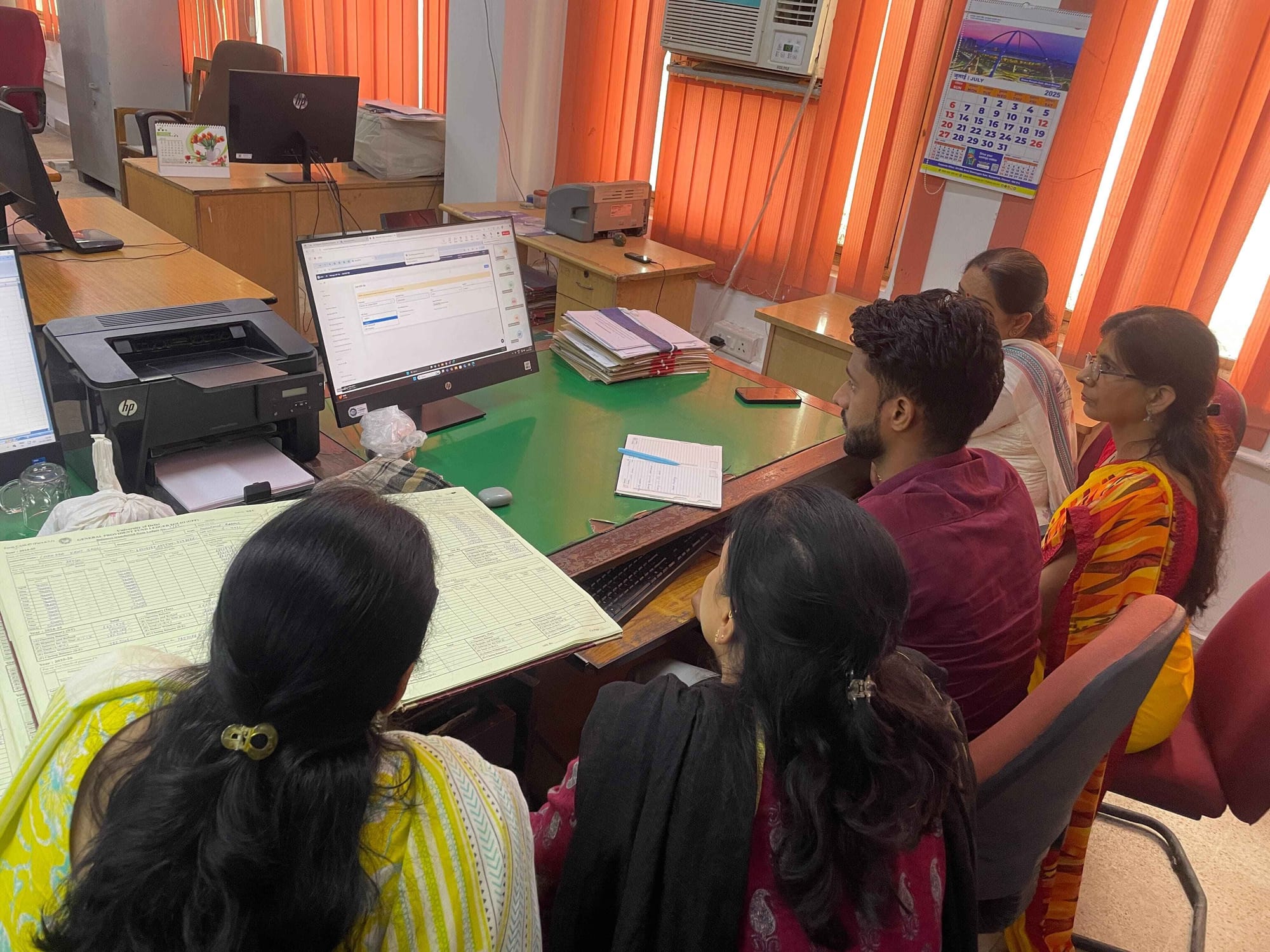 Online Walkthrough session on the Provident Fund Management Module (GPF) on Samarth eGov with DU Finance VIII Branch - July 24, 2025
